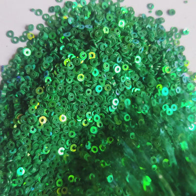 Green With Multicolor Shine Glitter/Sequence (GS1)