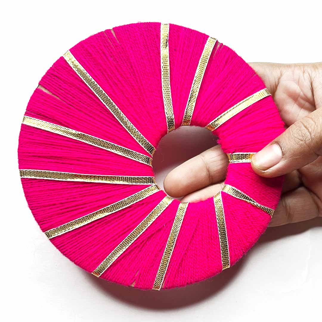 Rani Pink Plate For Bandhanwar | Wedding Decoration | Traditional Art | Dress Making | DIY | Jawellry Making Material