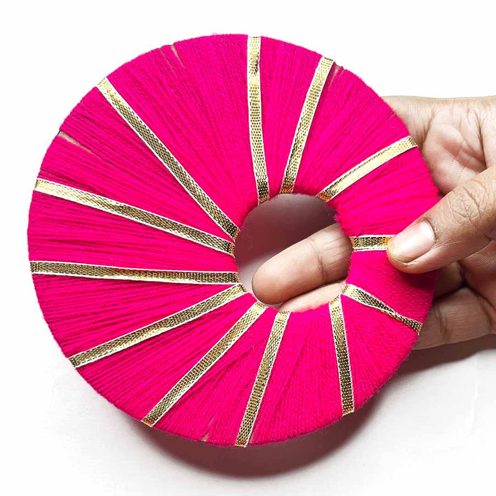 Rani Pink Plate For Bandhanwar | Wedding Decoration | Traditional Art | Dress Making | DIY | Jawellry Making Material