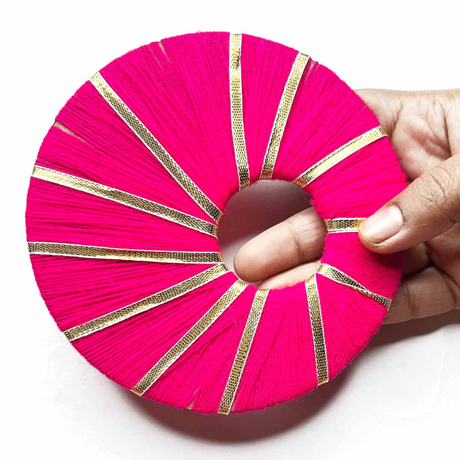 Rani Pink Plate For Bandhanwar | Wedding Decoration | Traditional Art | Dress Making | DIY | Jawellry Making Material