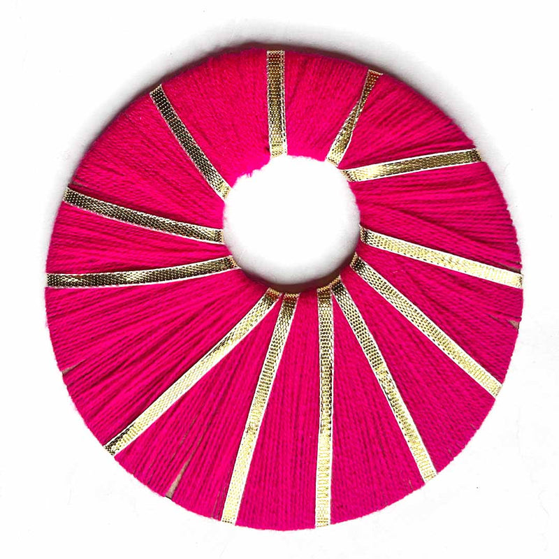Rani Pink Plate For Bandhanwar | Wedding Decoration | Traditional Art | Dress Making | DIY | Jawellry Making Material