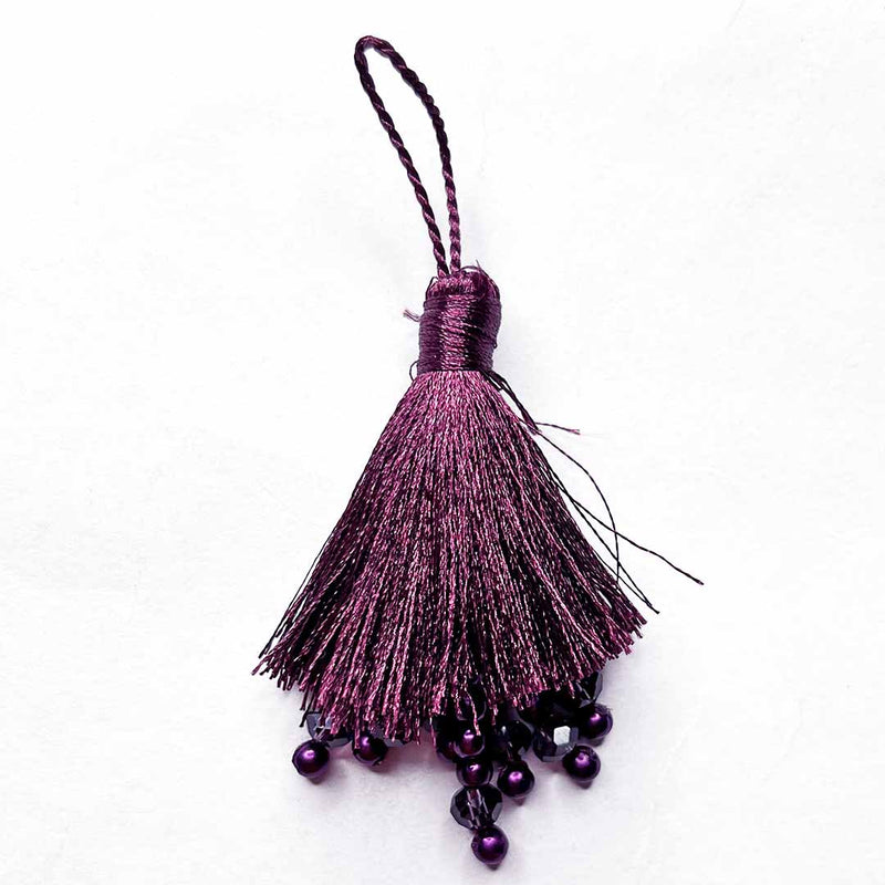 Move Color Thread Tassels With Beads Set Of 2 | tassels | toran | beads tassels 