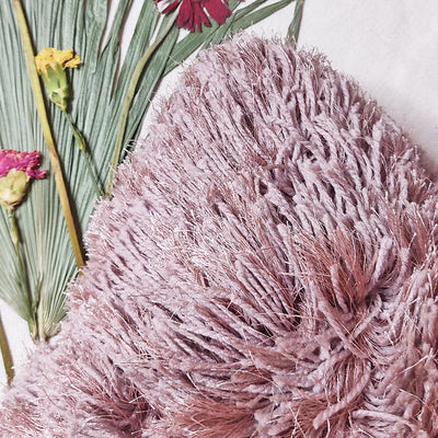 Frosting Pink Cotton Yarn & Resham Thread Cushion Cover | Frosting Pink Cotton Yarn | Yarn | resham | Thread Cushion Cover | Pink Cotton | Art Craft | Craft Art | Adikala Craft Store