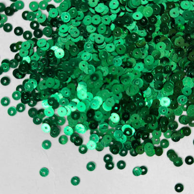 Green Color Circular Sequins / Shaker