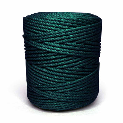 Dark Green - 4 mm Twisted Macrame Cord | Twisted macrame Cord | Macrame cord | Adikala Craft Store |  Art Craft | collection | Projects | DIY | Craft | Craft Making