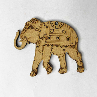 Mdf Engraved Elephant Set Of 6 | Elephant | MDF | Engraved Elephant | Set Of 6 | Adiklala Craft Store | Art Craft | Art | Design | Engraved | Collection | Project | Home Decoration | Decoration