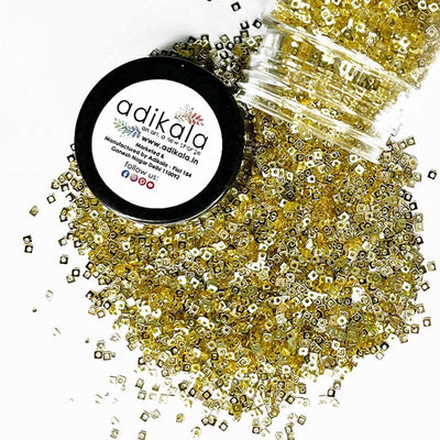 Golden Square Glitter/Sequins