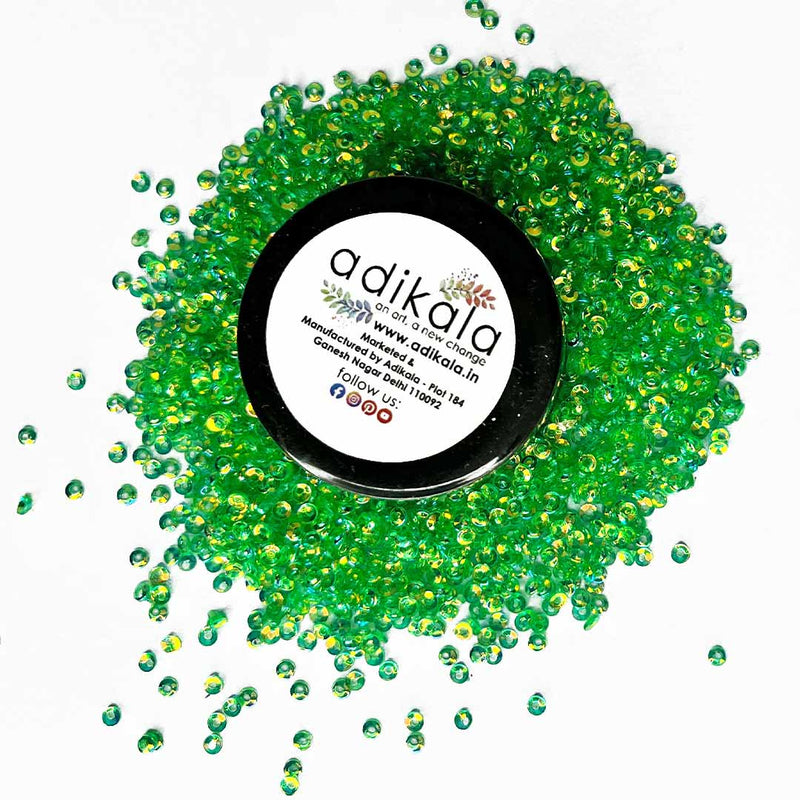 Green Glitter/Sequins (GS1)