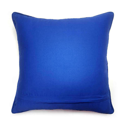 Blue Handloom Chanderi Modal Cushion Cover | Blue Handloom Chanderi Modal | Chanderi Modal | Cushion Cover | Covers | Cushions | Decoration | Home | Handloom | Blue Cushion Covers | Blue Cover | Art Craft | Craft | Adikala Craft Store