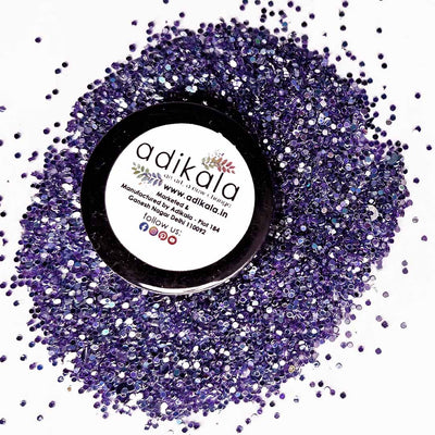 Purple & Silver Mini Glitter (PG1)
