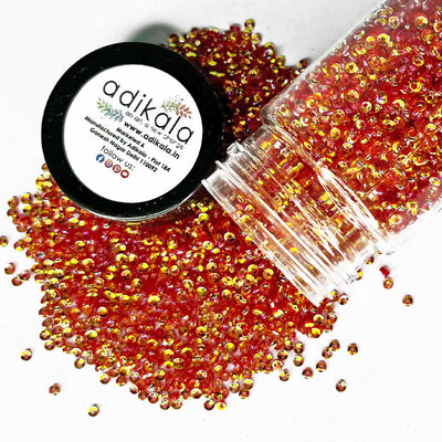 Red with Multicolor Shine Glitter/Sequins (RS1)