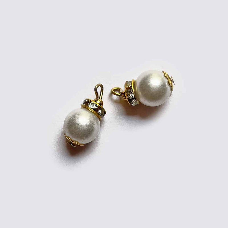 White Beads Hanging - Jewelry Making | White Beads Hanging | Adikala Craft Store | Art Craft | Colllection | Projects | Art | Jewellery Making