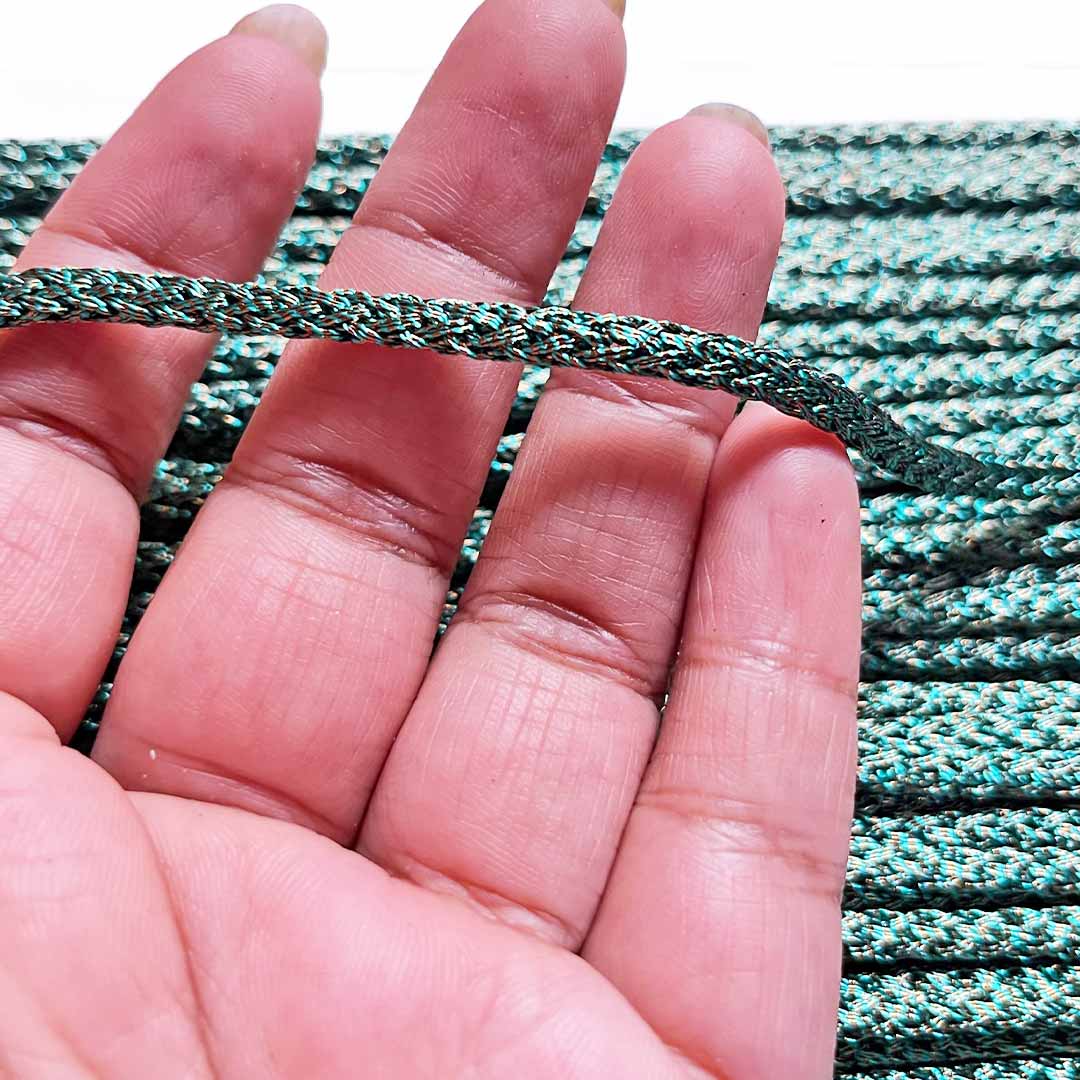 Green & Bronze Color Zari Dori - ( 5mtr ) | Green | Bronze Color Zari Dori | Adikala Craft Store | Art Craft | Decoration | Laces Collection | Border Collection | Craft Making