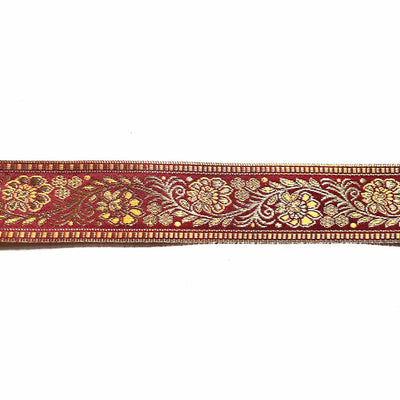Move & Golden Zari Color Weaving Border - ( 5mtr ) | Move & Golden Zari | Resham Zari | Lace | Border | Adikala Craft Store | Art Craft | Decoration | Laces Collection | Border Collection | Craft Making