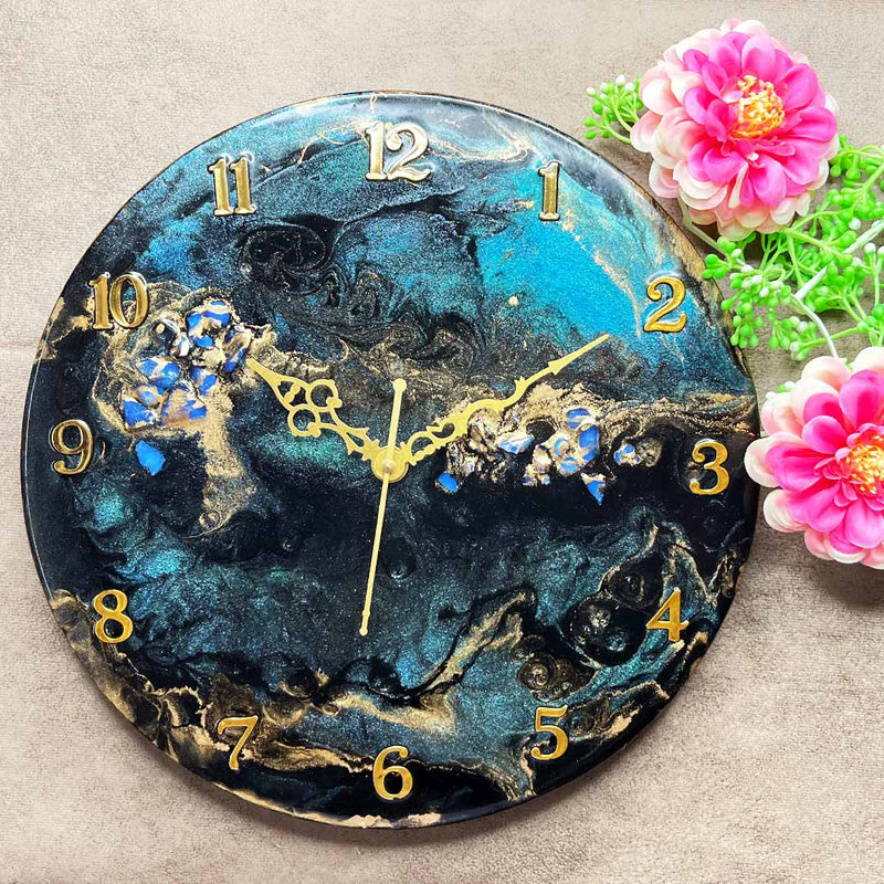 Galaxy Resin Wall Clock