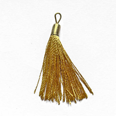Beige Color Thread Tassels With Metal Hanging |  Wedding Decoration | Traditional Art | Dress Making | DIY | Jawellry Making Material