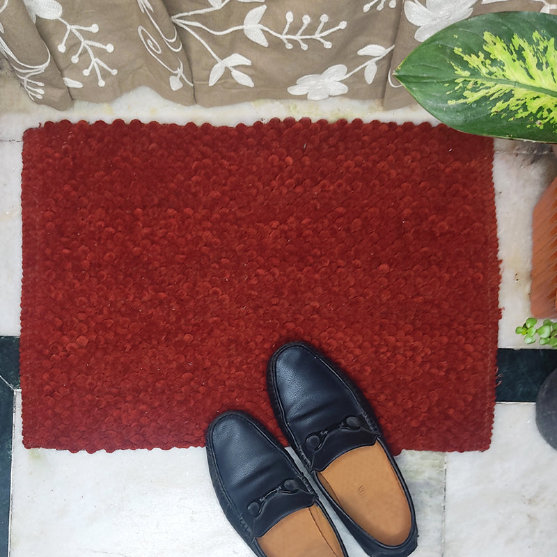 Rust Bubble Style Bath Mat Or Floor Mat For Home