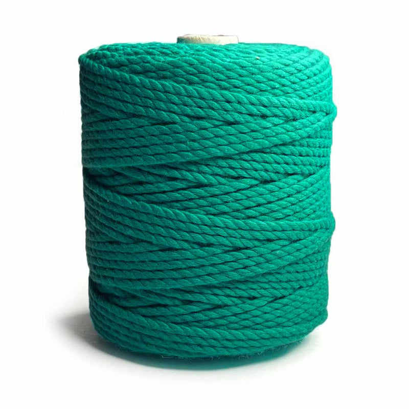 Light Teal Green - 4 mm Twisted Macrame Cord | Twisted macrame Cord | Macrame cord | Adikala Craft Store |  Art Craft | collection | Projects | DIY | Craft | Craft Making
