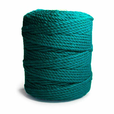 Teal Green - 4 mm Twisted Macrame Cord | Twisted macrame Cord | Macrame cord | Adikala Craft Store |  Art Craft | collection | Projects | DIY | Craft | Craft Making
