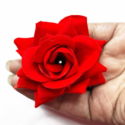 Red Color Artificial Rose Flower Set Of 2 | red Rose Flower | Adikala Craft Store | Art Craft 