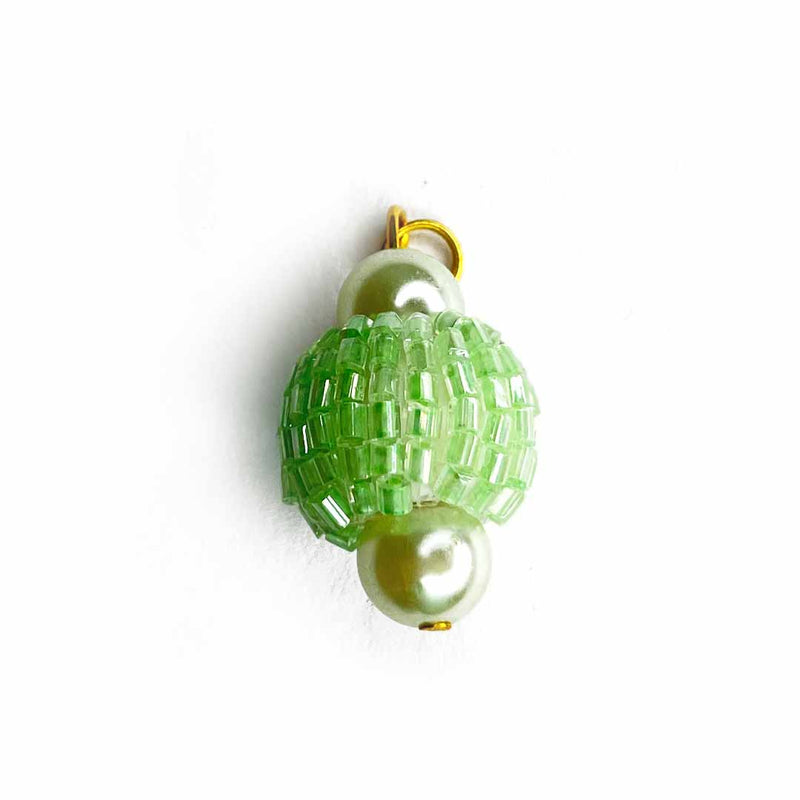 Sea Green Katdana Ball Tassels Set Of 2 | Tassels | Katdanas | Sea Green Katdana