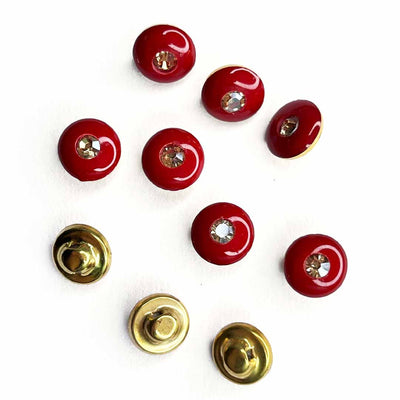 Red Button | Red color Button | Red Round Shape Button | Red Fancy Button | Fancy Button | Buttons | Circle Shape Button | Dress Making | Dress Desigining | Craft  | Art | Mens Fashion | Adikala