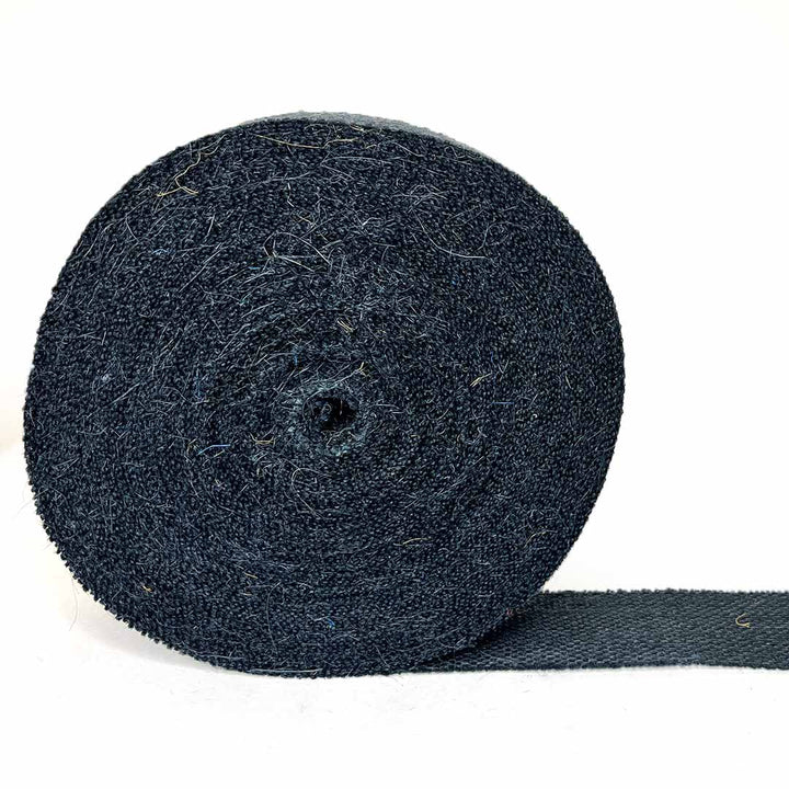 Black Color Natural Burlap Fabric Jute Roll  Ribbon 5mtrs | Jute Roll | Fabric Jute Roll | Jute Ribbon | Natural Burlap | Adikala Craft Store |  Art Craft | Decoration | Border Collection | Craft Making