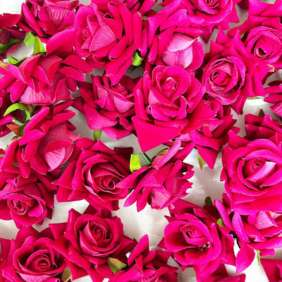 Pink Color Artificial Rose Flower Set Of 6 | Artificial Rose Flower Set Of 6 | Red Rose Flower | Adikala Craft Store | Craft Store | Art Craft | Decoration | Festivals | Adikala | Shadi | Wedding | wooden Color Flower | Rose Flower