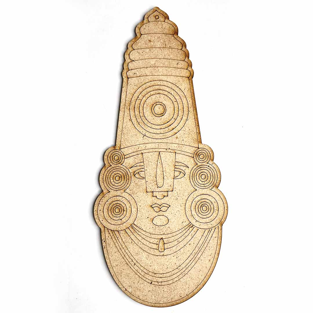 Lord Tirupati Balaji Engraved Cutout Design Set Of 6 | Lord Triupati Balaji | Engraved Cutout Design | Set of 6 | Triupati Balaji | Adiklala Craft Store | Art Craft | Art | Design | Engraved | Collection | Project 