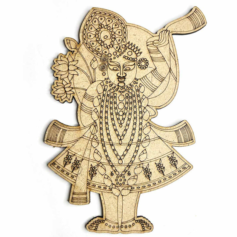 Shreenath ji Engraved Cutout Design Set Of 6 | Shreenath ji | Engraved Cutout Design | Design | Lord Krishna | Adiklala Craft Store | Art Craft | Art | Design | Engraved | Collection | Project