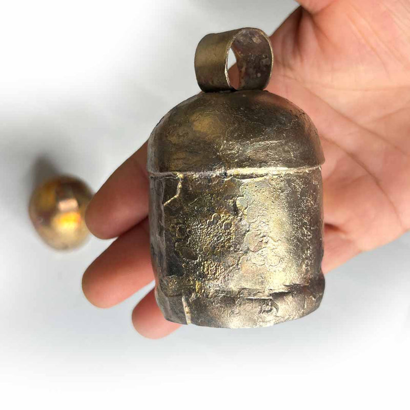 Kutch Copper Bells 5 Inches Set of 2 | Kutch Bells | Bells | Copper Kutch Bells | Adikala Craft Store | Art Craft | Resin | Gujrati Art | Gujrat | Project | Door Bell