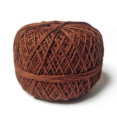 Dark Brown Color 3 Ply Crochet Thread Cotton Yarn for Knitting & Craft Making
