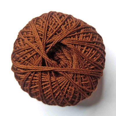 Dark Brown Color 3 Ply Crochet Thread Cotton Yarn for Knitting & Craft Making
