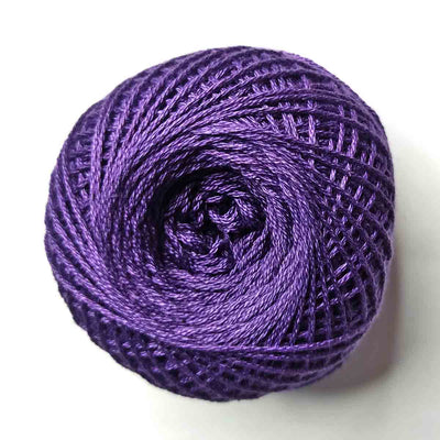 Dark Purple Color 3 Ply Crochet Thread Cotton Yarn for Knitting & Craft Making