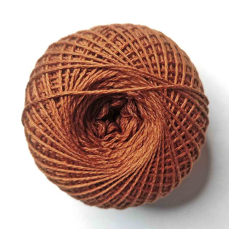 Light Brown Color 3 Ply Crochet Thread Cotton Yarn for Knitting & Craft Making