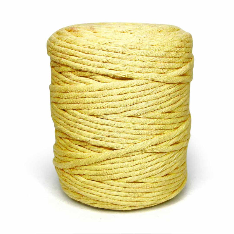 Light Yellow - 4 mm Single Strand Macrame Cord