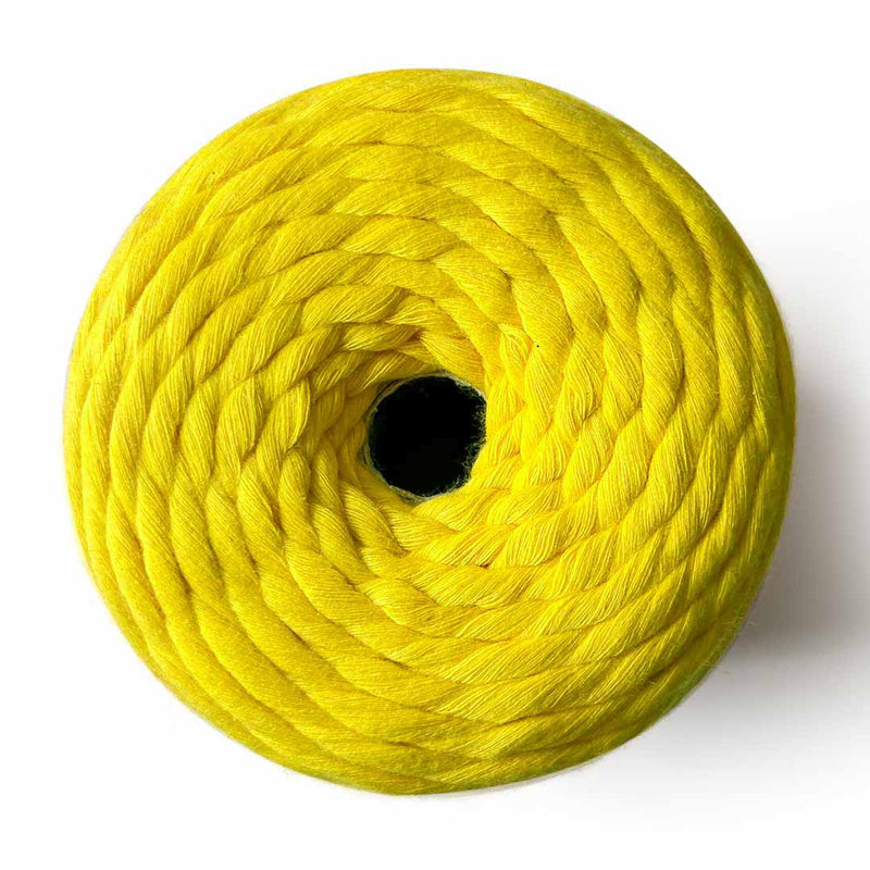 Yellow - 4 mm Single Strand Macrame Cord