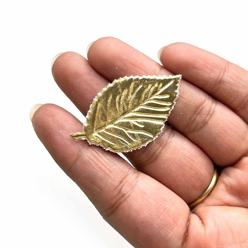 Golden Color Small Size Leaves | Golden Color Small Size Leaves Set Of 20 | Leaves | Leafs | Collections  |  Color Golden | Adikala Craft Store | Art Craft