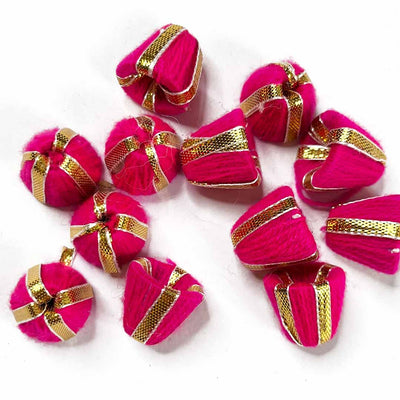 Small Size Cone | Rani Pink Color Cone | Pack of 20 | Golden Color Cone | Art Craft | Decoration Craft | indian Home | Decoration | Project Making | online Art | Design | Beautiful | Adikala | Adikala Craft Store