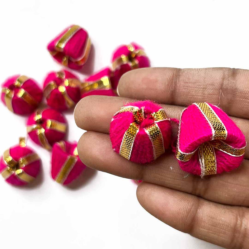 Small Size Cone | Rani Pink Color Cone | Pack of 20 | Golden Color Cone | Art Craft | Decoration Craft | indian Home | Decoration | Project Making | online Art  | Design | Beautiful | Adikala | Adikala Craft Store
