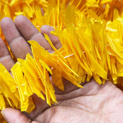 Mango Yellow Color Artificial Gajra Set of 2 | Artificial Gajra | Yellow Gajra | Adikala Craft Store | Art Craft 