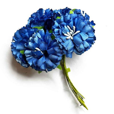 Blue Color Fabric Flower | Fabric Flower | Flower Bunch | Adikala Craft Store | Art Craft | Colllections  | Decoration  | Project  | Diy 