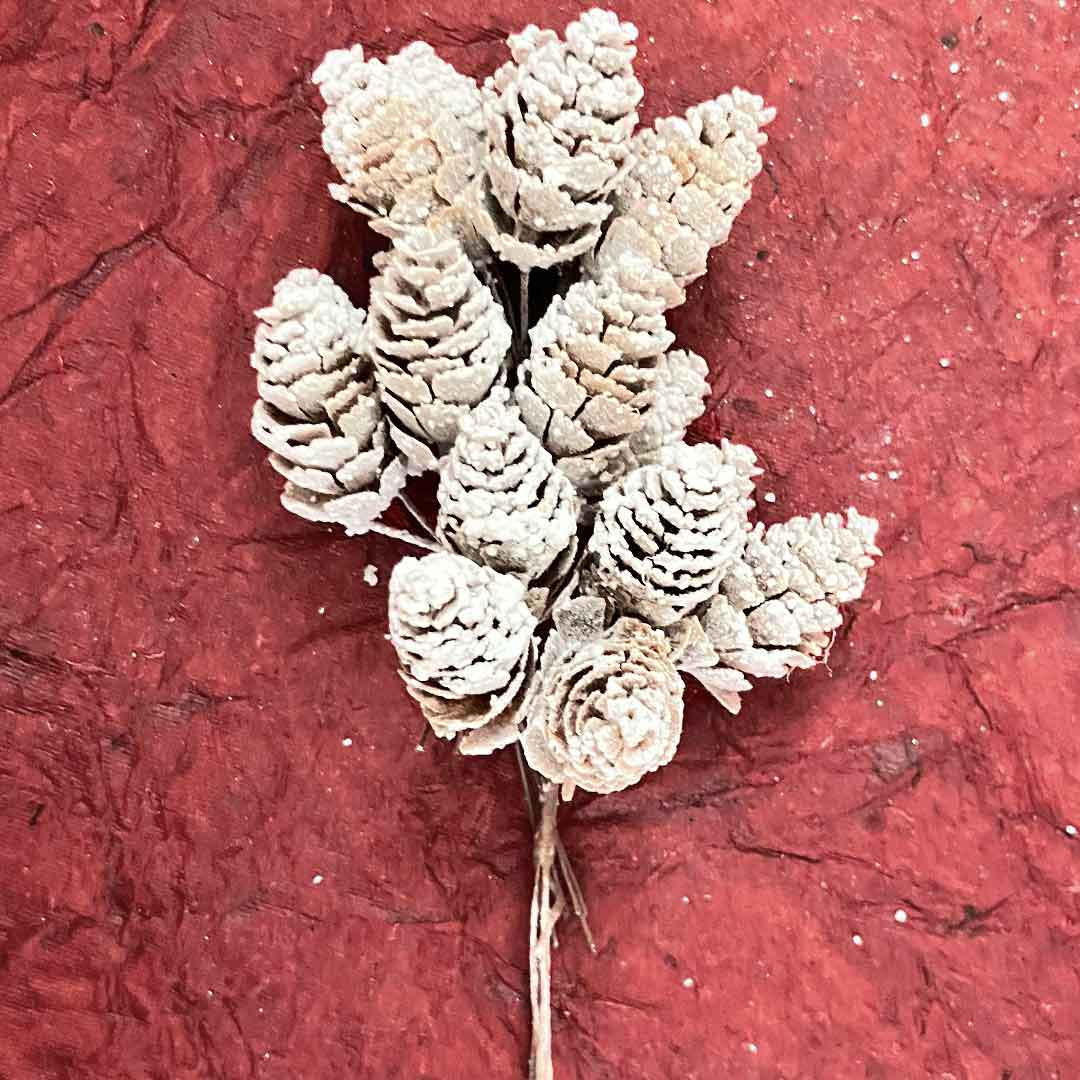 Brown Color Pine Filler Pack Of 2 Bunch (12 stems) | Brown Color | Pine Filler | Pack of 2 | Bunch | Craft Store | Online Craft | Art craft | craft Online | Adikala Craft Store