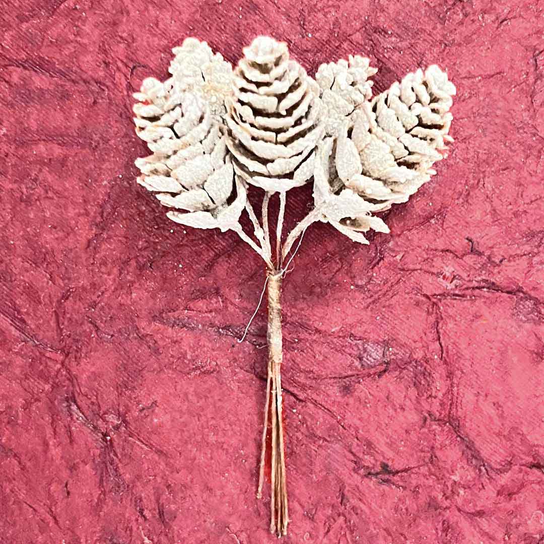 Brown Color Pine Filler Pack Of 2 Bunch (12 stems) | Brown Color | Pine Filler | Pack of 2 | Bunch | Craft Store | Online Craft | Art craft | craft Online | Adikala Craft Store