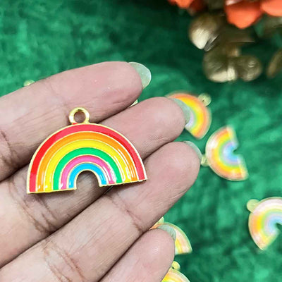 Rainbow Top Whole Metal Charms Set Of 6