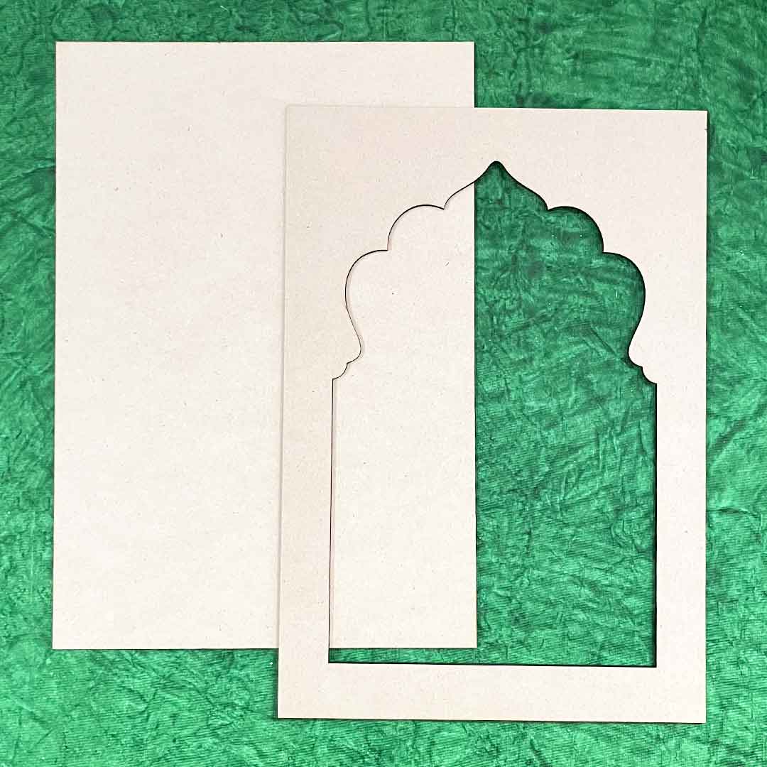 Jharokha Mdf Cutout for DIY Art And Craft, Wall Hanging Decorations, Festival Gift, Wedding 13.inch | Jharokha | MDF Cutouts | DIY Art And Craft | Wall Hanging | Home Decoration | Gift | Festivals | Wedding | 13.inches | Art Craft | Adikala