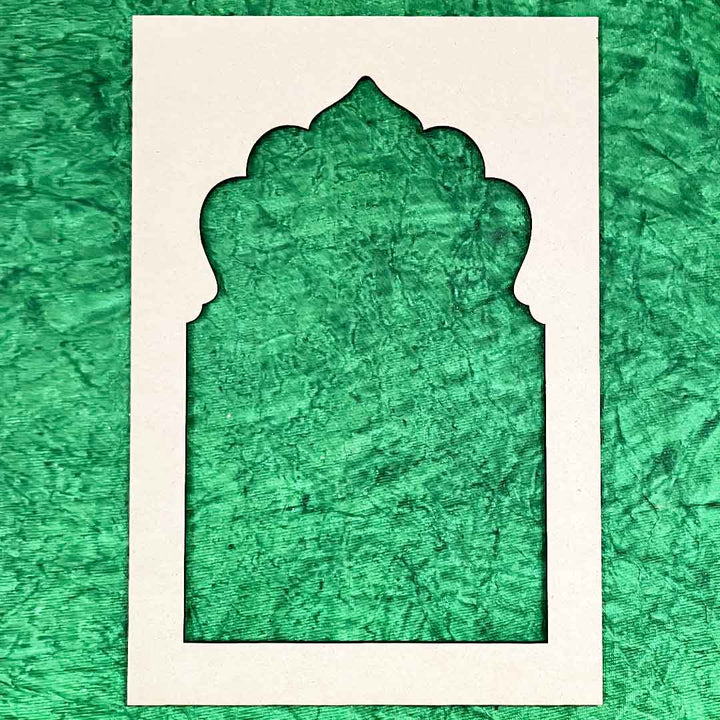Jharokha Mdf Cutout for DIY Art And Craft, Wall Hanging Decorations, Festival Gift, Wedding 13.inch | Jharokha | MDF Cutouts | DIY Art And Craft | Wall Hanging | Home Decoration | Gift | Festivals | Wedding | 13.inches | Art Craft | Adikala