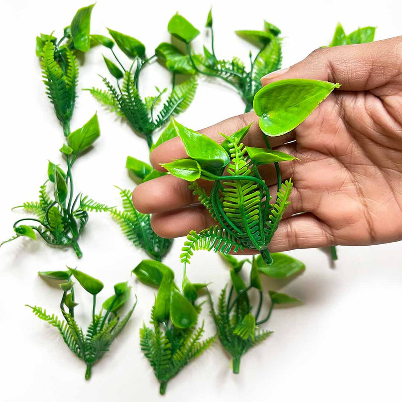 Green Color Leaf Bunch (1) Set Of 25 | Green  Color Leaf Bunch | Leaf Bunch | Leaf | Green Color | Craft Shop | Art Craft | Decoration Essentials | Wedding Decoration | Adikala Craft Store