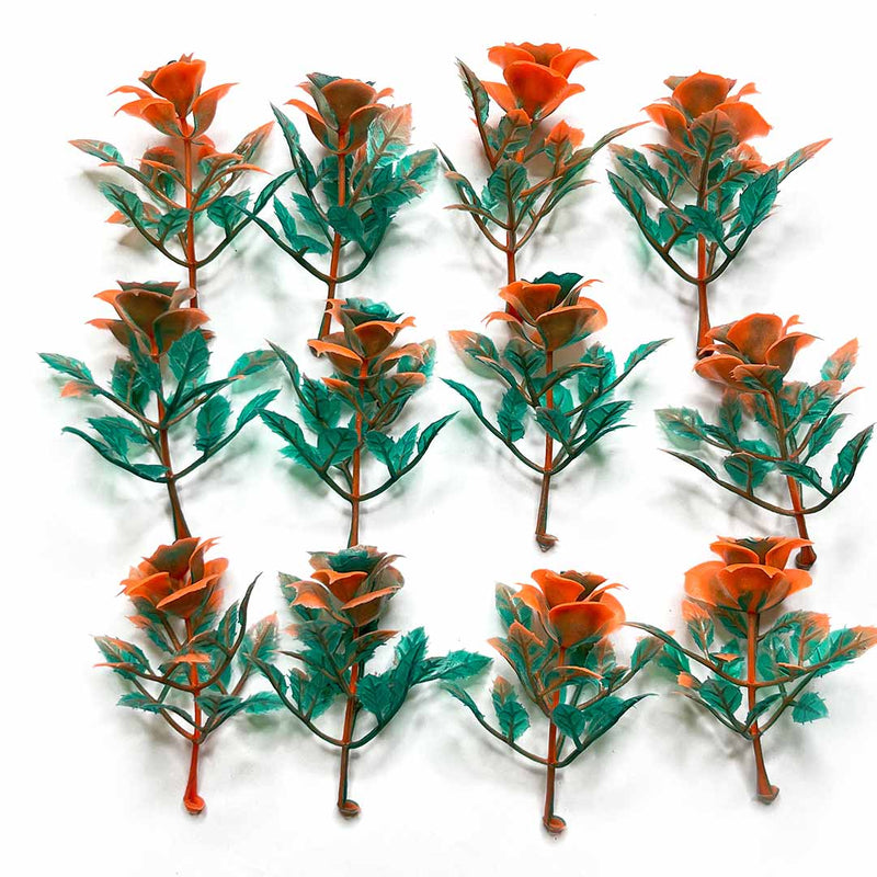 Green & Red Color Leaf Bunch (1) Set Of 25 | Green Color Leaf Bunch | red Color Leaf Bunch | Leaf Bunch | Art Craft | Craft Shop Near me | Decoration Essentials | Wedding decoration | Adikala Craft Store