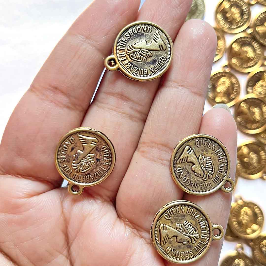 Gold Metal Buttons | Gold Coin Buttons | Gold Fancy Buttons | Round Shape fancy Buttons |  Square Shape Button | Fancy Buttons | Dress Making button | Round Shape Button | Buttons | Dress making Button | Beautiful Button | Hobby Craft | Adikala craft Store | Adikala India | Adikala 